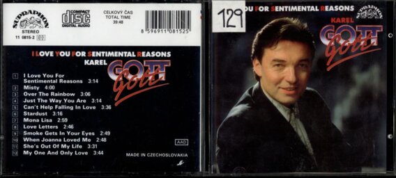 I love you for sentimental reasons