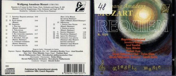 Wolfgang Amadeus Mozart - Requiem