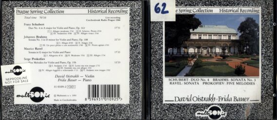 Prague spring collection - Historical recording