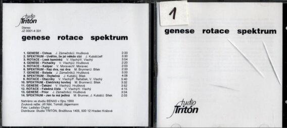 Genese, Rotace, Spektrum