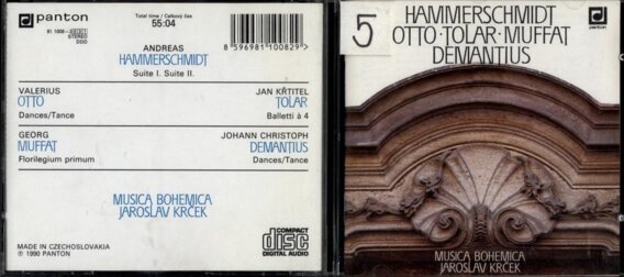 Hammerschmidt, Otto, Tolar, Muffat, Demantius