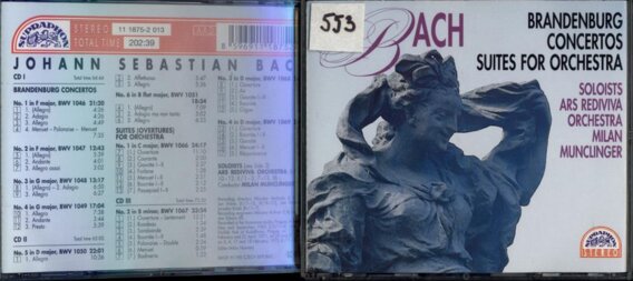 Bach - Brandenburg cocnertos, Suites for orchestra