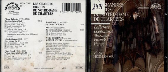 Les grandes orgues, De notre-dame, De chartres