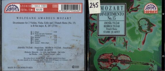 Mozart - Divertimento No. 15