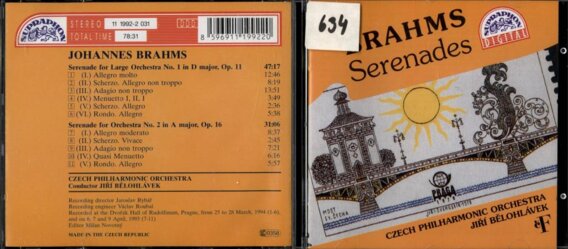 Brahms - Serenades