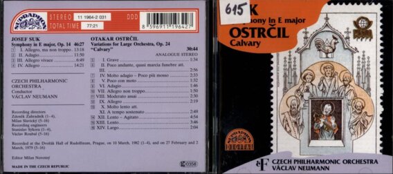 Suk - Symphony in E major, Ostčil - calvary