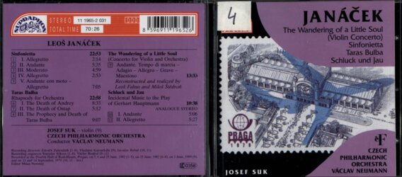 Janáček - The Wandering of a little soul, Sinfonietta, Taras Bulba, Schluck und Jau