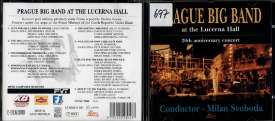 Prague big band at the Lucerna hall