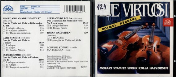 Mozart, Stamitz, Spohr, Rolla, Halvorsen