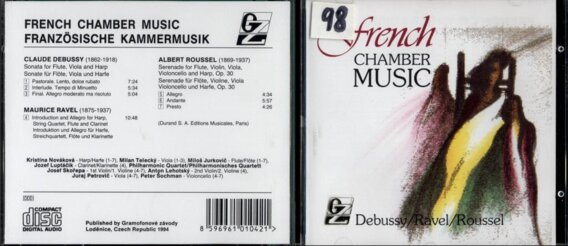 French chamber music - Debussy, Ravel, Roussel