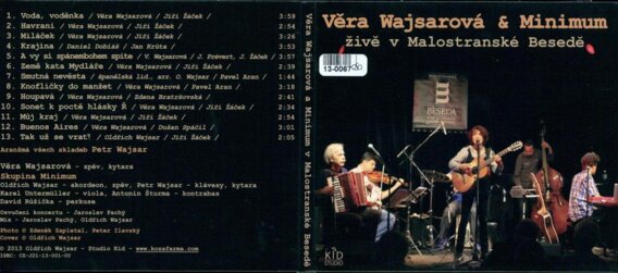 Věra Wajsarová & Minimum živě v Malostranské Besedě