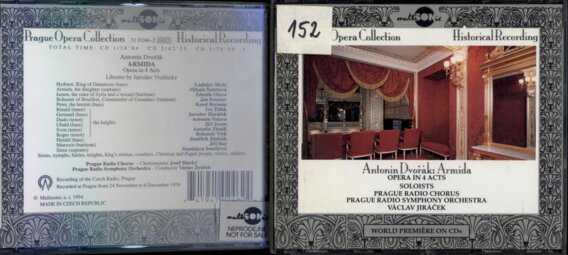 Prague opera collection - Historical recording - Dvořák - Armida