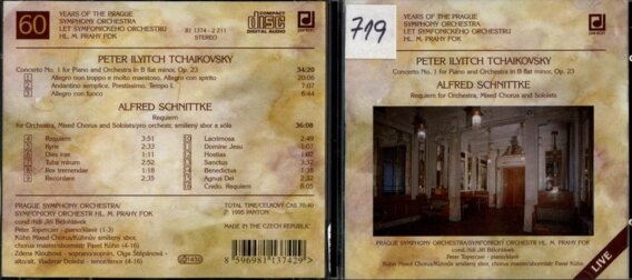 Tchaikovsky - Concerto No. 1, Schnittke - Requiem for orchestra