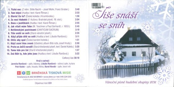 Tiše snáší se sníh