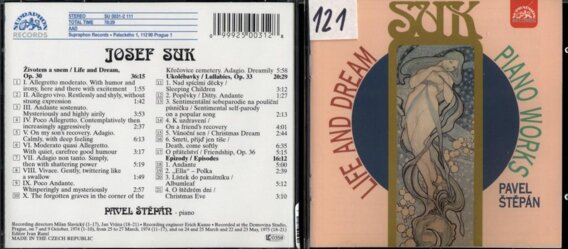 Josef Suk - Life and dream, Piano works