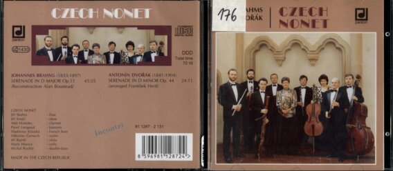 Johannes Brahms - Serenade in D major, Antonín Dvořák - Serenade in D minor