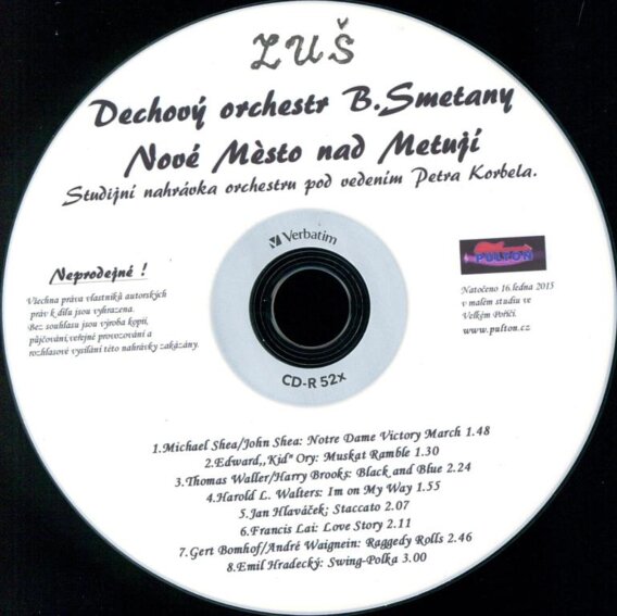 Studijní nahrávka orchestru pod vedením Petra Korbela