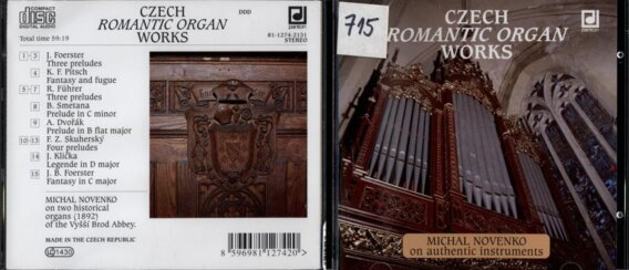 Czech romantic organ works