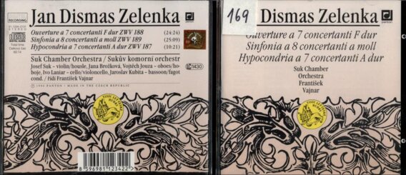Jan Dismas Zelenka - Overture, Sinfonia, Hypocondria