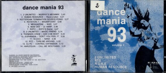 Dance mania 93 volume 1