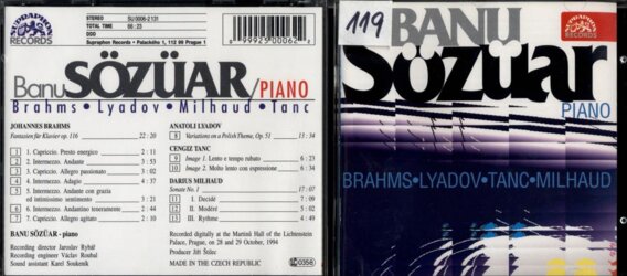 Brahms, Lyadov, Milhaud, Tanc