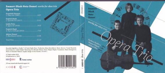 Emmert, Dlask, Nota, Demoč - Works for Oboe Trio