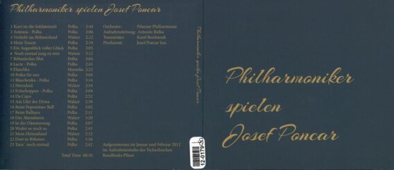 Philharmoniker spielen Josef Poncar