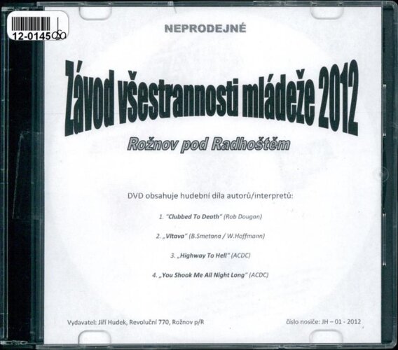Závod všestrannosti mládeže 2012