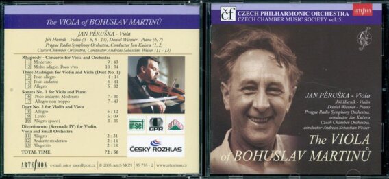The Viola of Bohuslav Martinů