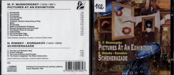 Mussorgsky - Pictures at an exhibition, Rimsky-Korsakov - Scheherazade