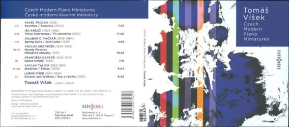 Czech modern piano miniatures