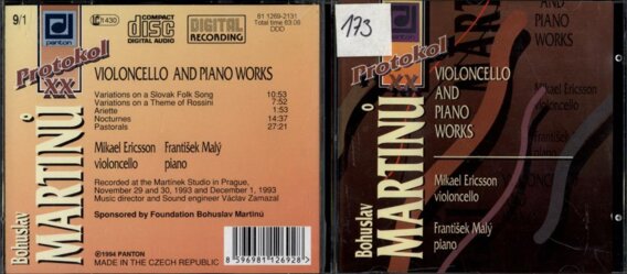 Protokol XX - Bohuslav Martinů