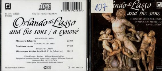 Orlando di Lasso and his sons