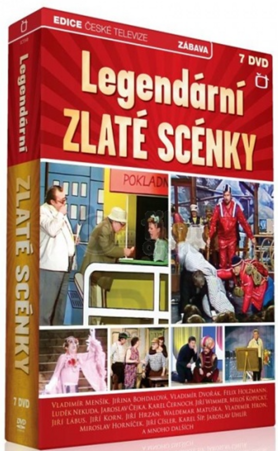 LEGENDÁRNÍ ZLATÉ SCÉNKY Kolekce (14 DVD)