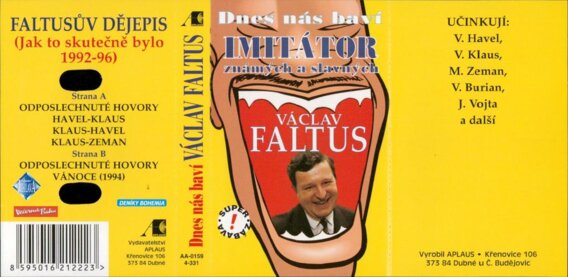 Dnes nás baví imitátor známých a slavných