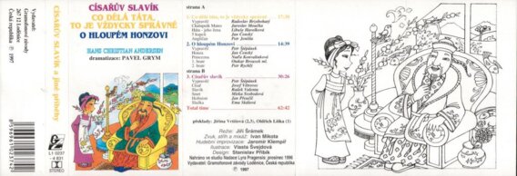 Císařův slavík a jiné pohádky