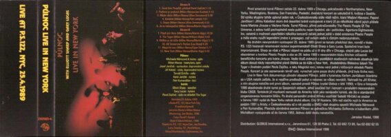 Půlnoc live in New York