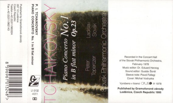 Piano concerto No. 1 in B flat minor