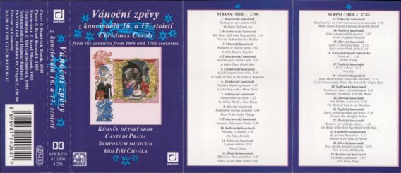 Vánoční zpěvy z kancionálů 16 a 17. století