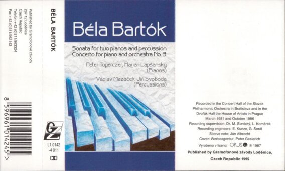 Sonata for two pianos and percussion