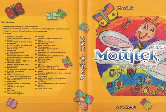 Motýlek 2005 - mezi květinkami