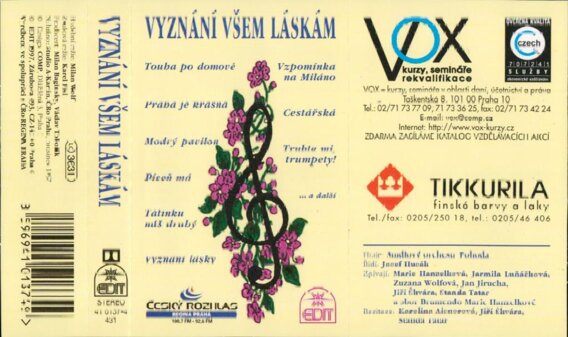 Vyznání všem láskám