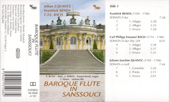 Baroque flute in Sanssouci