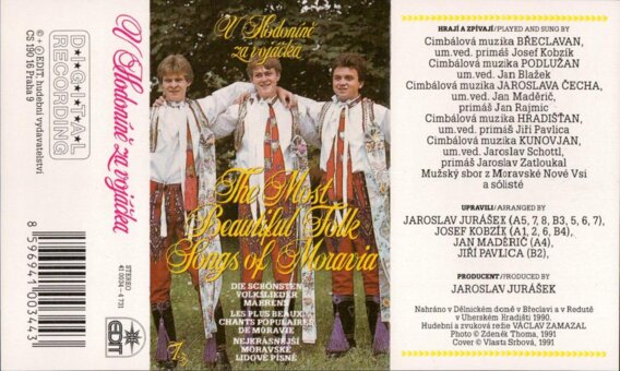 The most beautiful folk songs of Moravia - V Hodoníně za vojáčka