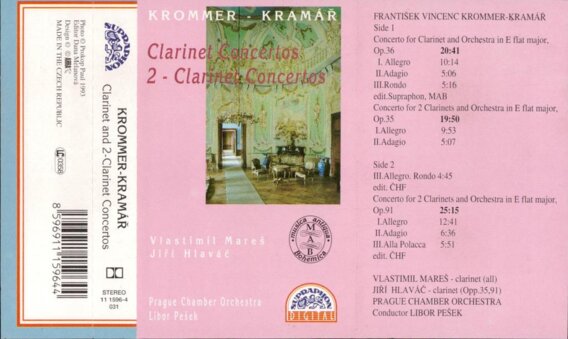Clarinet and 2-Clarinet Concertos