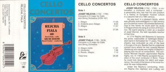 Cello concertos