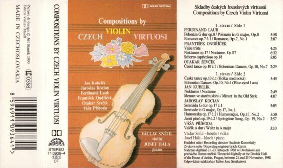 Compositions by Czech violin virtuosi
