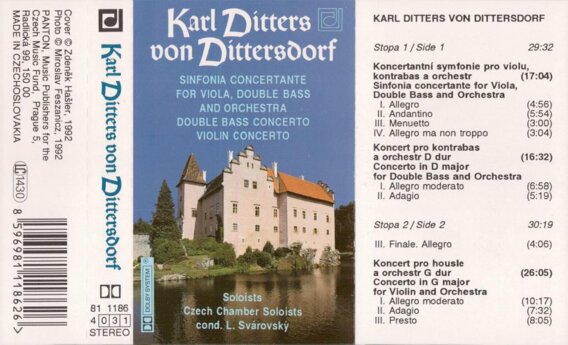 Sinfonie concertante for viola, double bass and orchestra