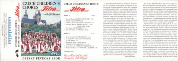 Czech children's chorus with Jiří Skopal