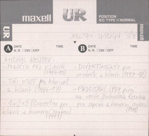 Skladby Michal Nejtek